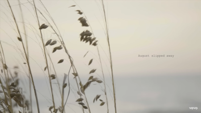 Video lirik August by Taylor Swift. (YouTube)